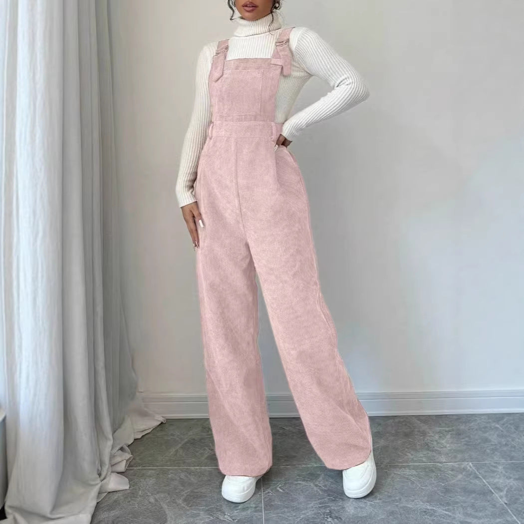 Dames loisirs coupe corduroy combinaison Chic & Stil