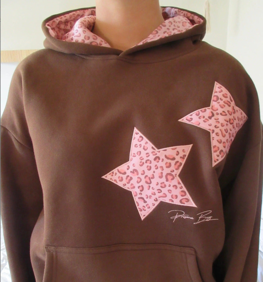 Sweat-shirt à capuche pour femmes avec motif animal créatif Chic & Stil