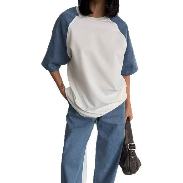 Casual tracksuit set for women with oversized top and wide leg Lune London