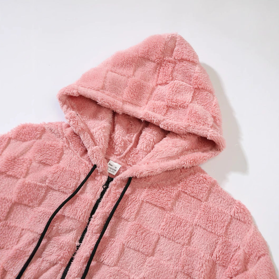 Ladies Soft Fleece Jacket with Hood Lune London