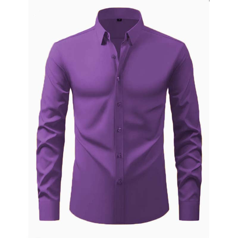 Men's Long-Sleeve Shirt with Innovative Cut and Modern Design Lune London