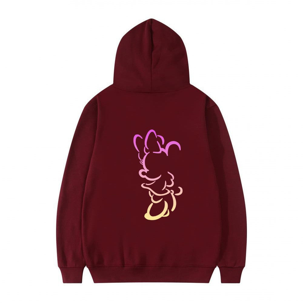 Women's hoodie with artistic cloud design and soft inner lining Chic & Stil