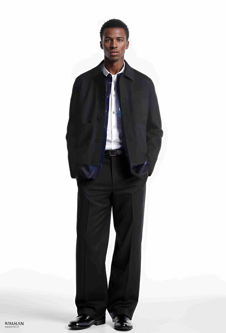 Modern utility jacket for men with practical pockets and contemporary design Lune London