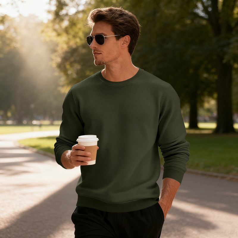 Men's casual sweatshirt with modern cut and comfortable cotton blend Chic and style