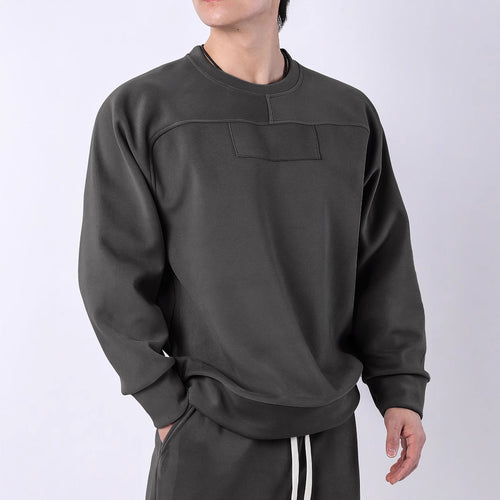 Oversized sweatshirt for women with soft fleece lining and quilted design Amarae