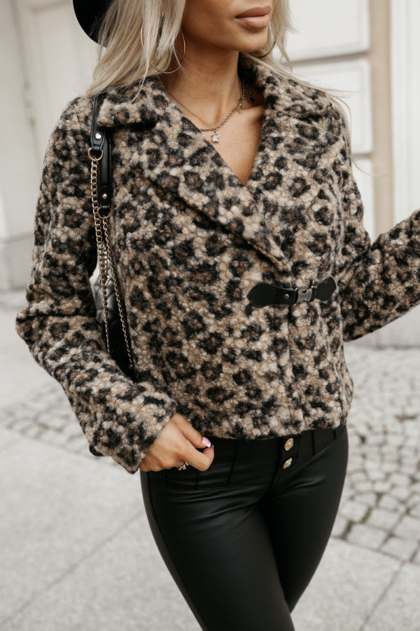 Lune London Women's Zebra Patterned Fabric Jacket