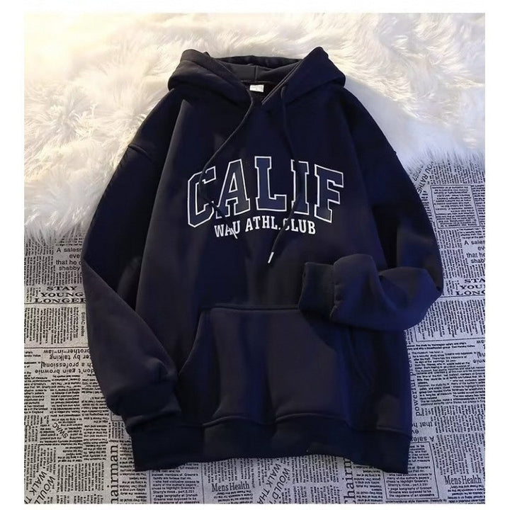 Women's hoodie with eye-catching Uni logo and soft inner lining Chic & Stil