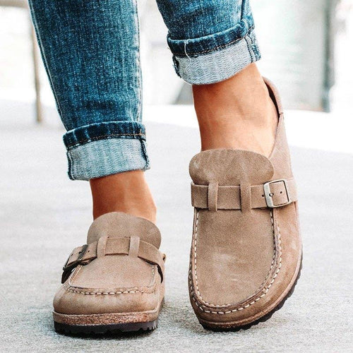Amarae suede ballet flats for women