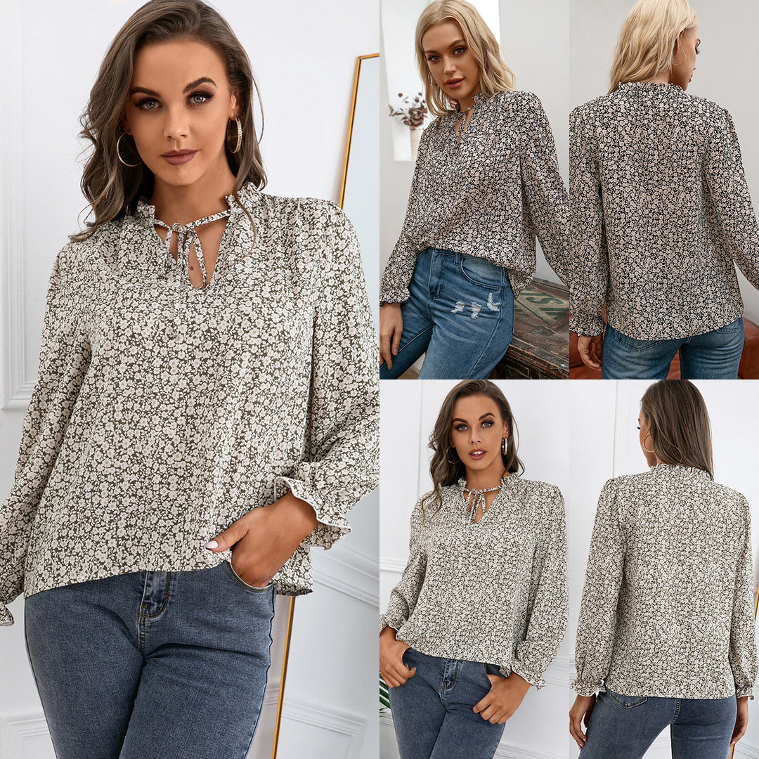 Lune London floral patterned blouse for women