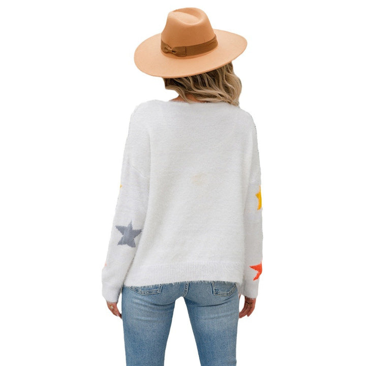 Pull à la mode pour femmes avec motif étoile Chic & Stil