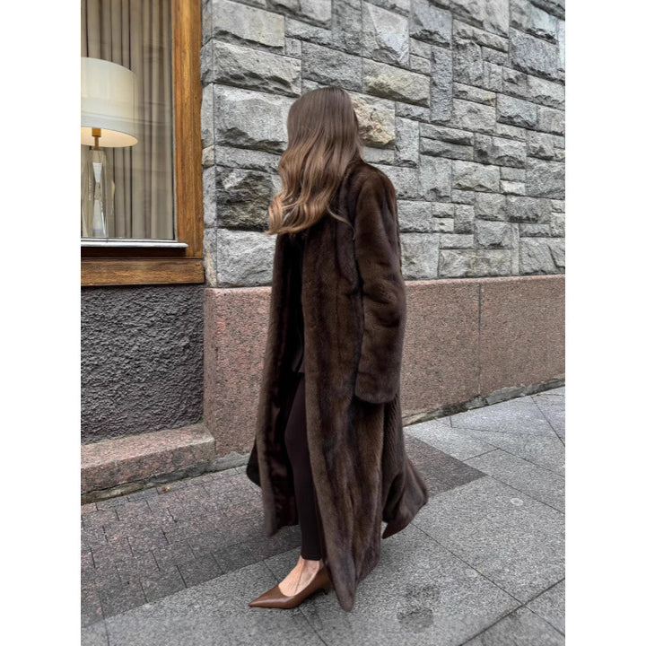Women Elegant Fleece Coat Amarae