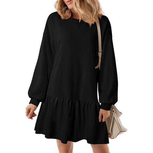 Casual dress for women with a loose fit and voluminous sleeves Amarae