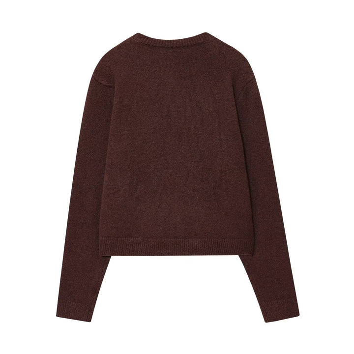 Ladies comfortable knitted cardigan with pretty buttons Lune London