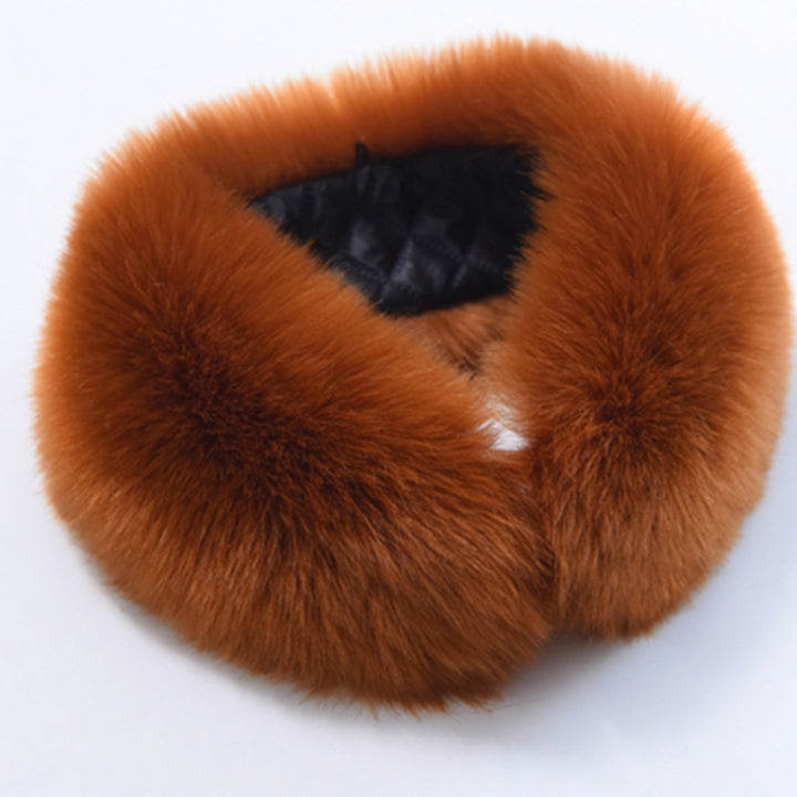 Women's High-Pile Loop Scarf made of Faux Fur with Soft Lining Amarae