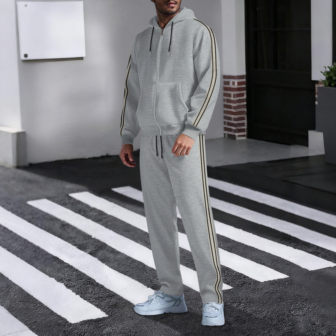 Men's hoodie sports set with side stripes Lune London