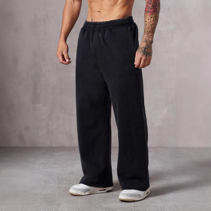 Men's Baggy Jogging Pants with Elastic Waistband and Side Pockets Lune London