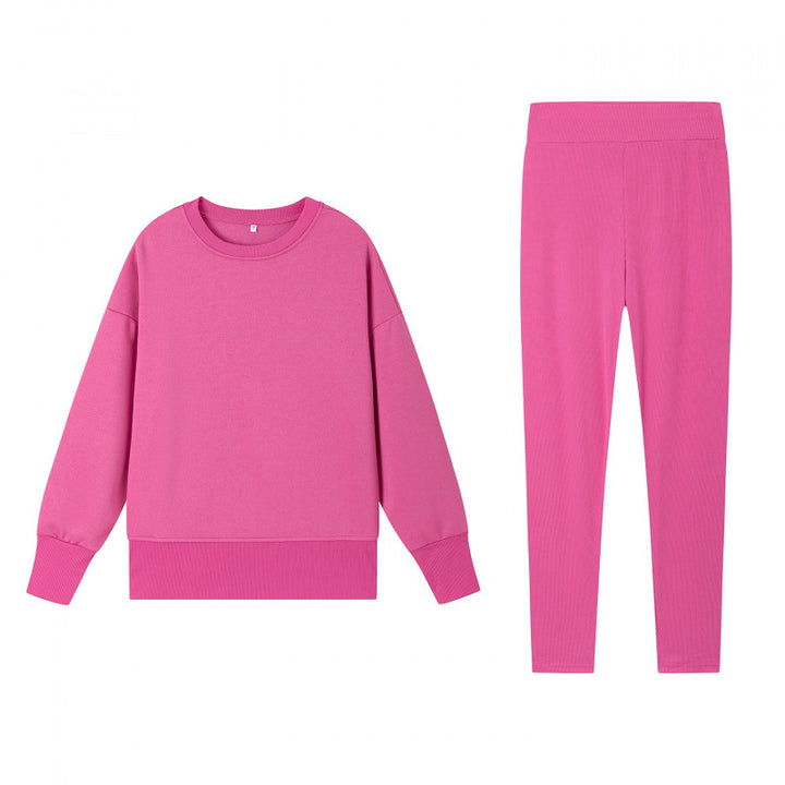 Ensemble de sport confortable pour femmes avec sweat-shirt ample et leggings ajustés Chic & Stil