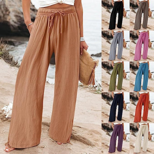 Chic and stylish loose and airy summer pants for women