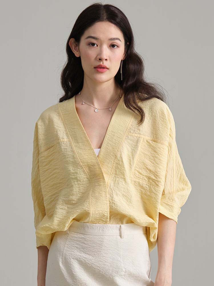 Blouse ouverte décontractée et élégante pour femmes Chic & Stil