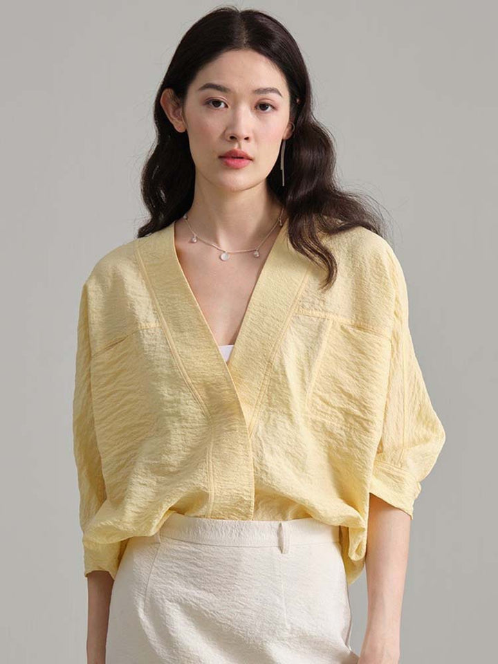 Blouse ouverte décontractée et élégante pour femmes Chic & Stil