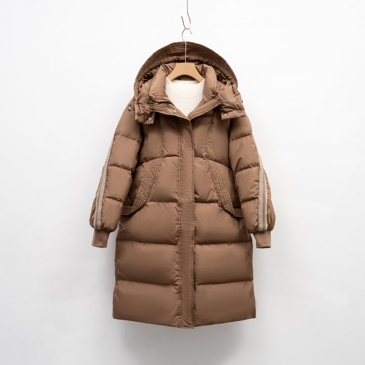 Insulated winter coat for women with functional pockets and adjustable hood Lune London