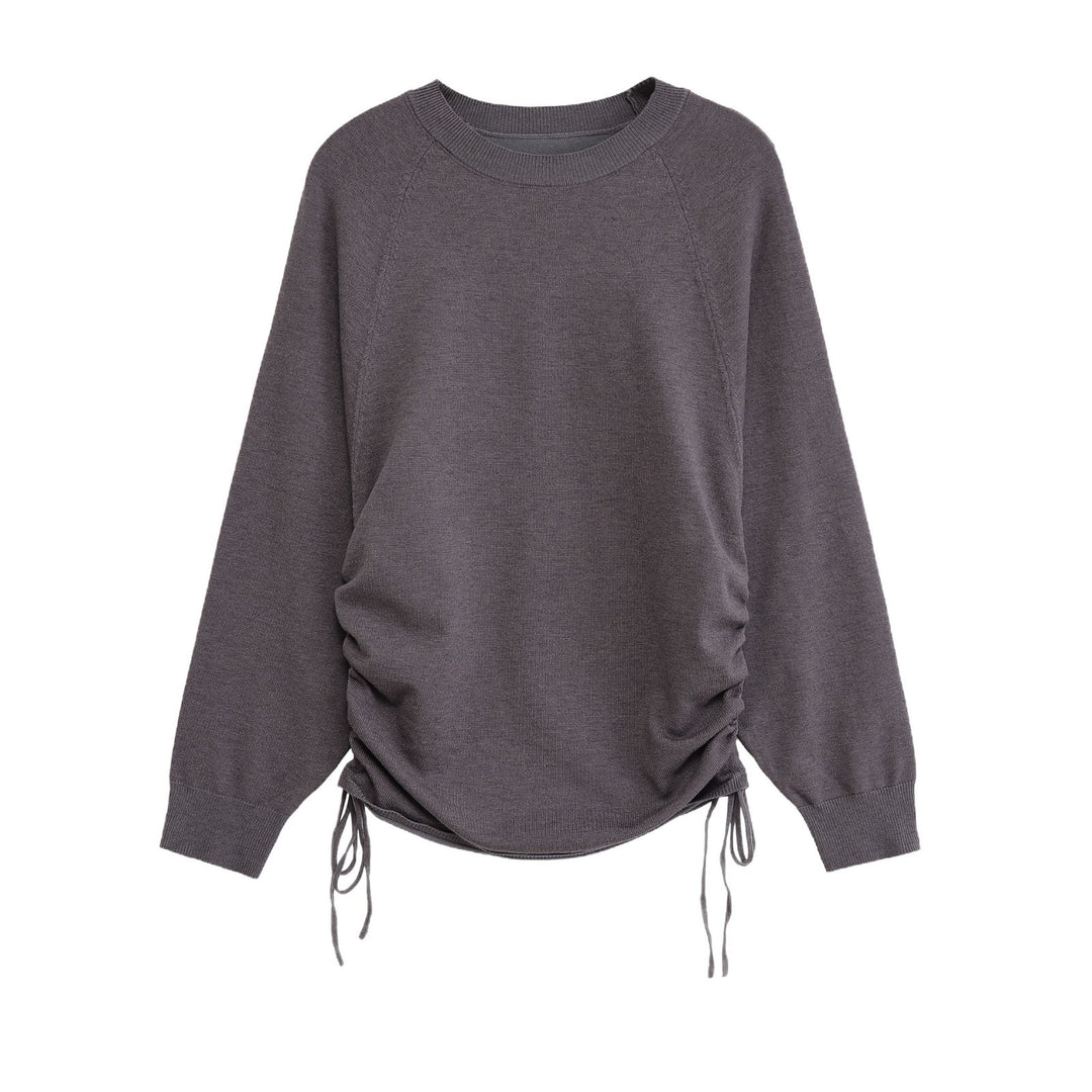 Women Sporty Sweater with Side Laces Lune London