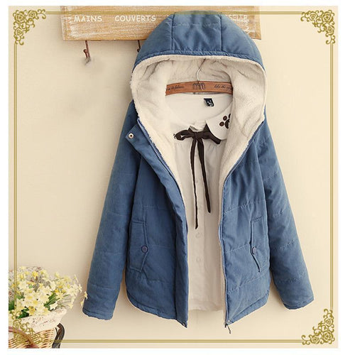 Ladies quilted hooded jacket with cozy lining and practical pockets Amarae