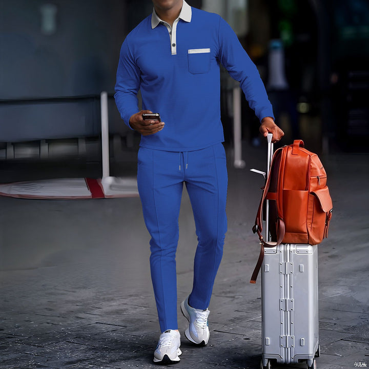 Men's sporty leisure set with comfortable collar and practical pockets Lune London