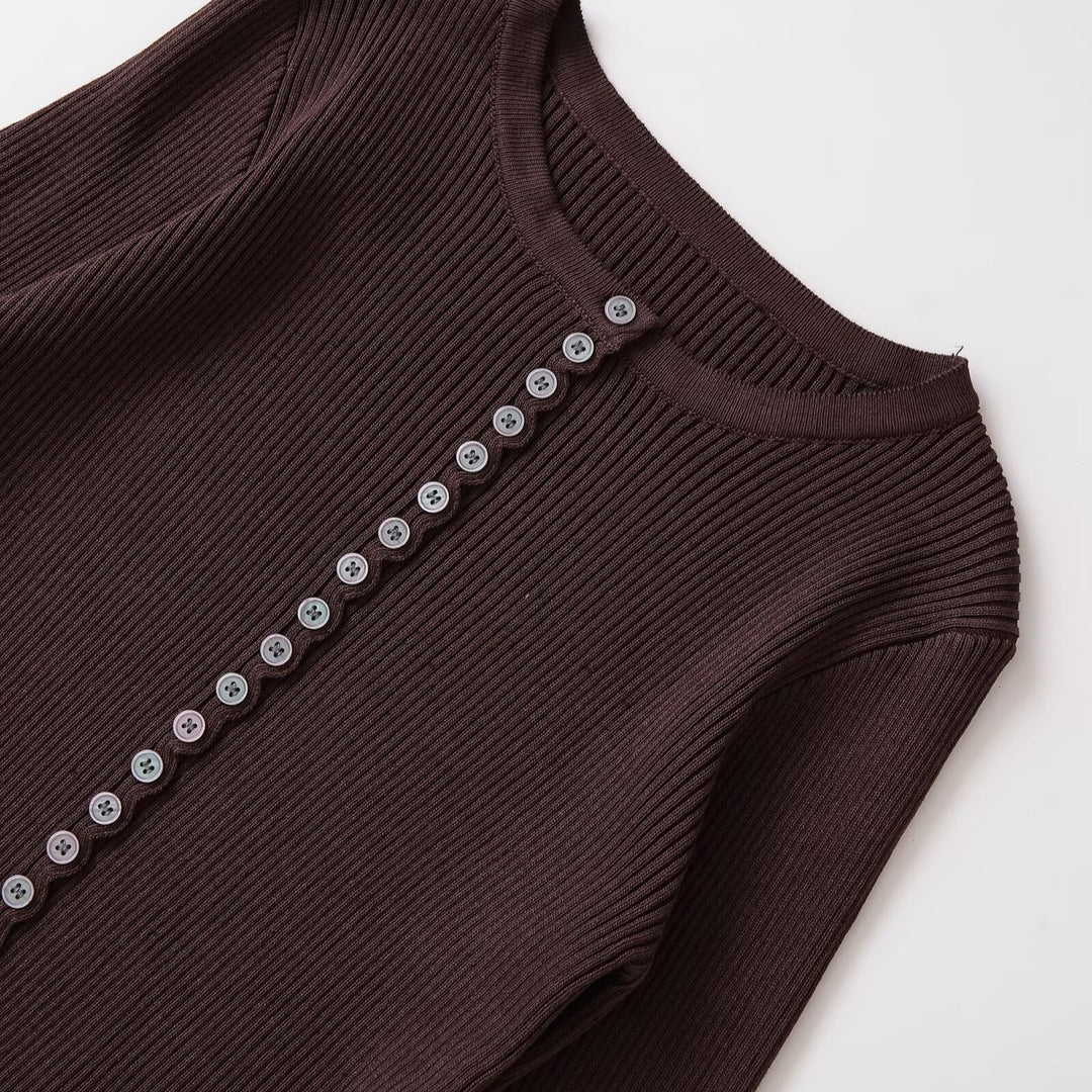 Women’s knit jacket with decorative buttons Lune London