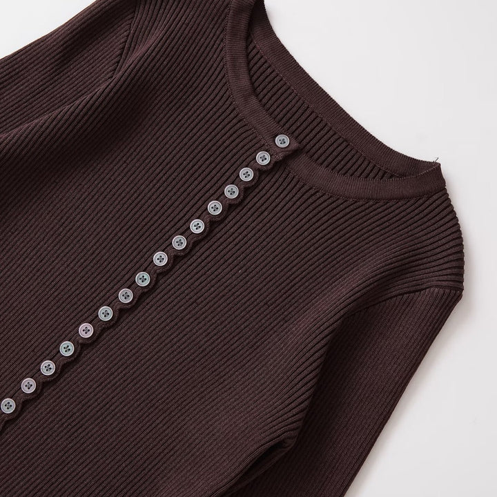 Women’s knit jacket with decorative buttons Lune London