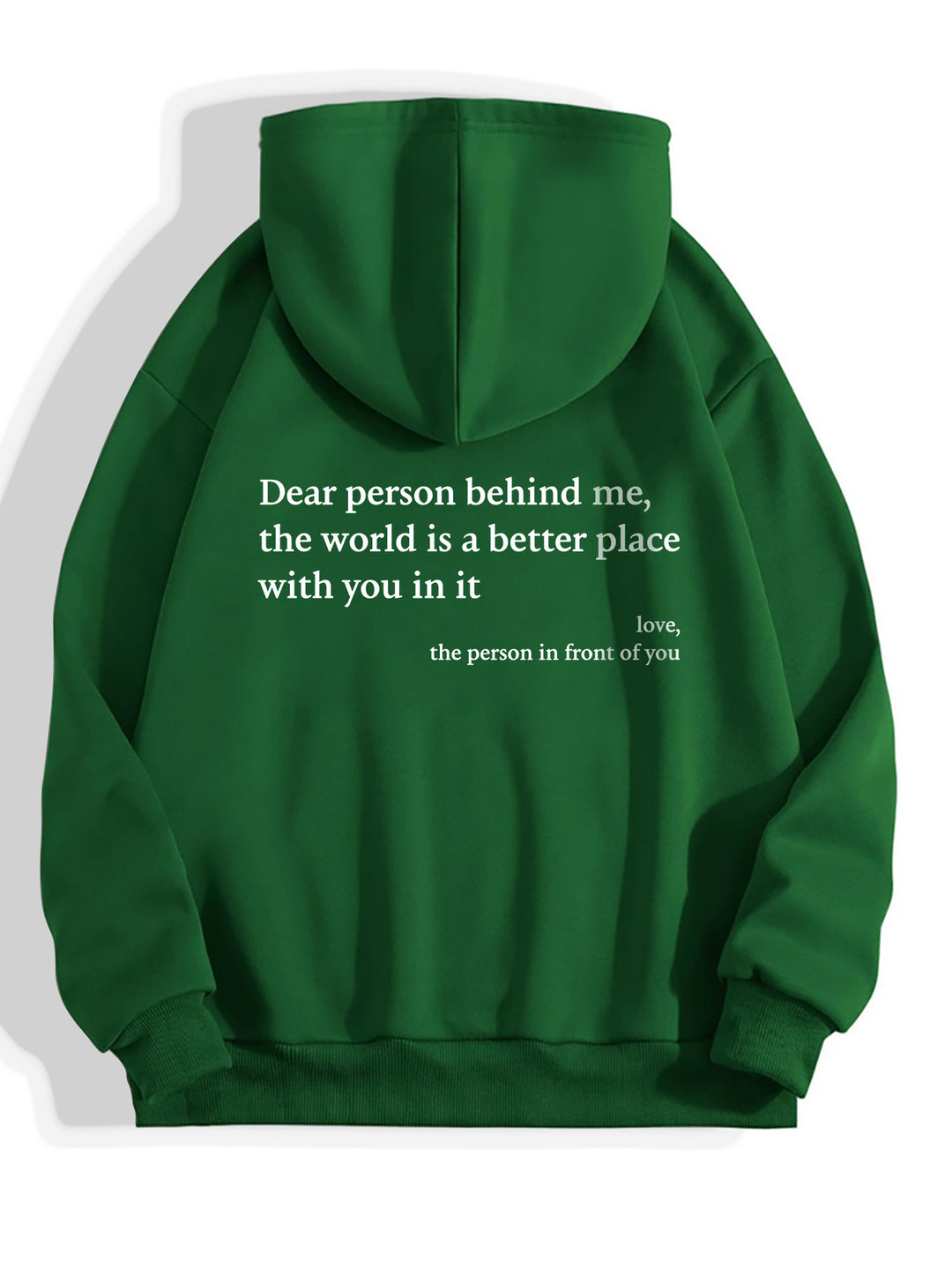 Ladies Oversized Hoodie with Chic Inspiring Writing