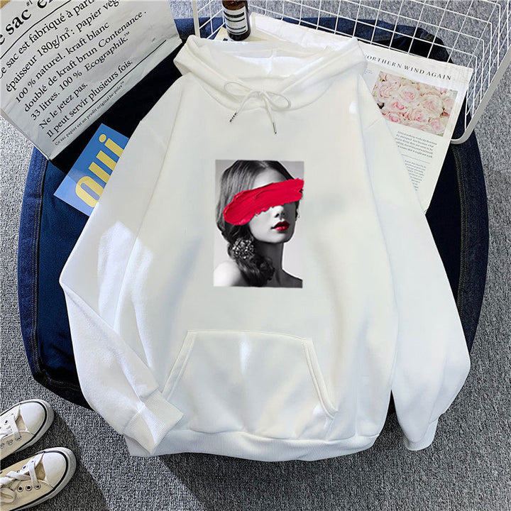 Women's hoodie with creative art design Chic & Stil