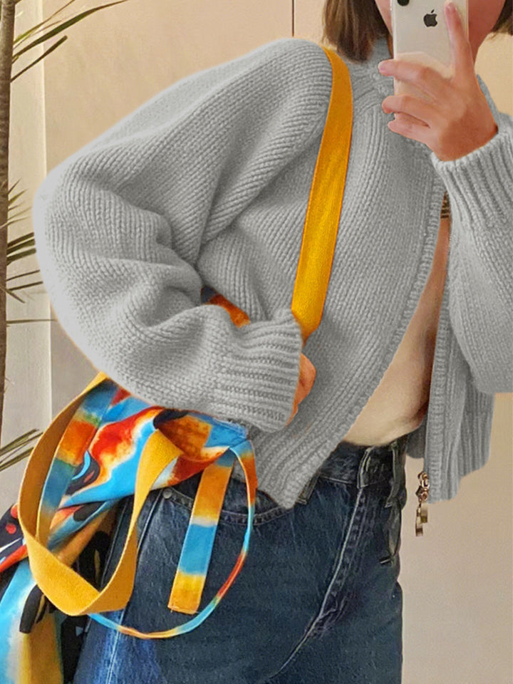 Ladies comfortable knitted pullover in an oversized casual Lune London
