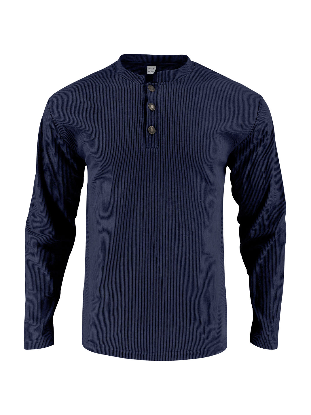 Long sleeve shirt for men with comfortable button placket and textured design Lune London