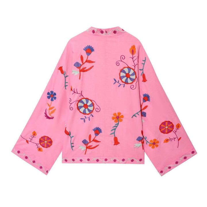Veste Kimono élégante pour femmes, brodée Chic & Stil