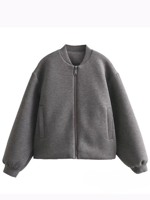 Women's sports jacket with zipper and relaxed fit Lune London
