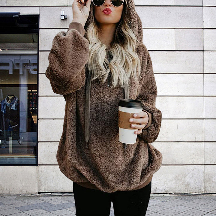 Oversized hoodie for women with practical side pockets Amarae