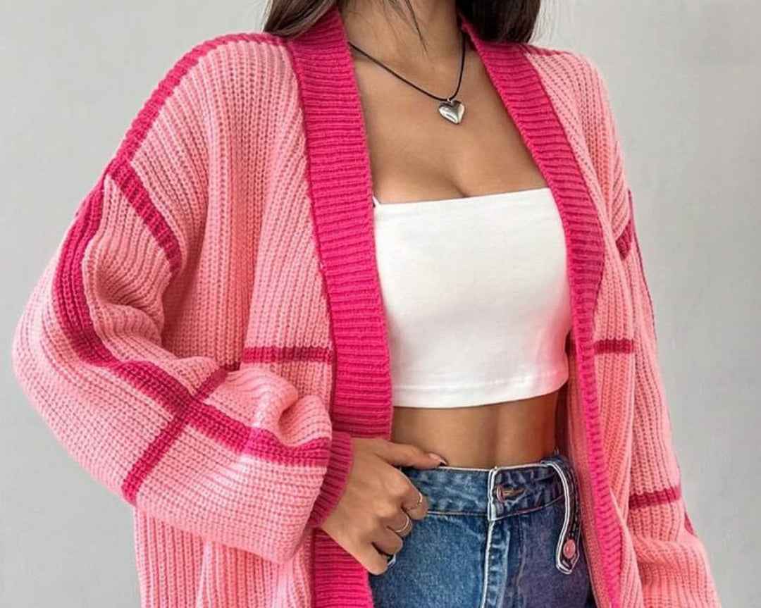 Ladies casual knit cardigan Lune London