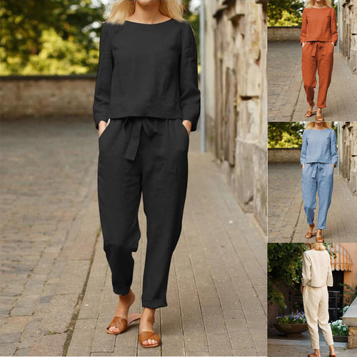 Dames Ensemble Élégant et Aéré Deux-Pièces Chic & Stil