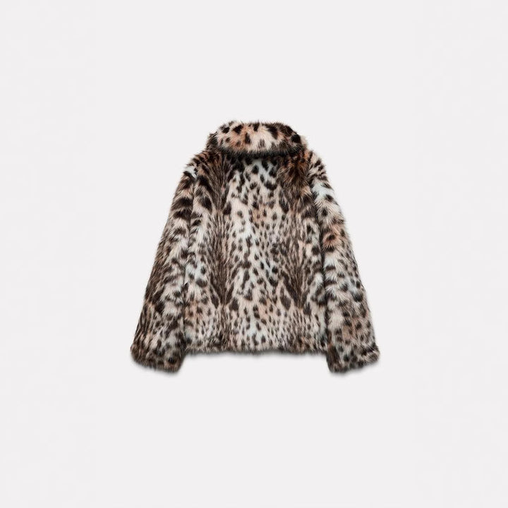 Ladies Chic and Stylish Faux Fur Jacket