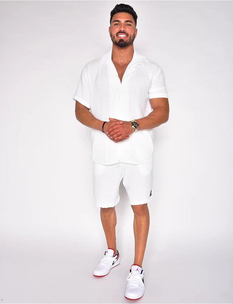Short Sleeve Shirt for Men Set Amarae