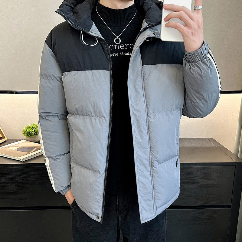 Veste matelassée tendance et chaude pour hommes avec capuche réglable Lune London