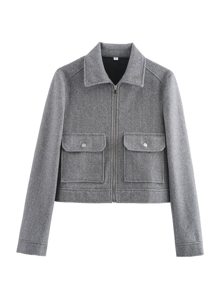 Ladies cropped Utility-Jacket Lune London