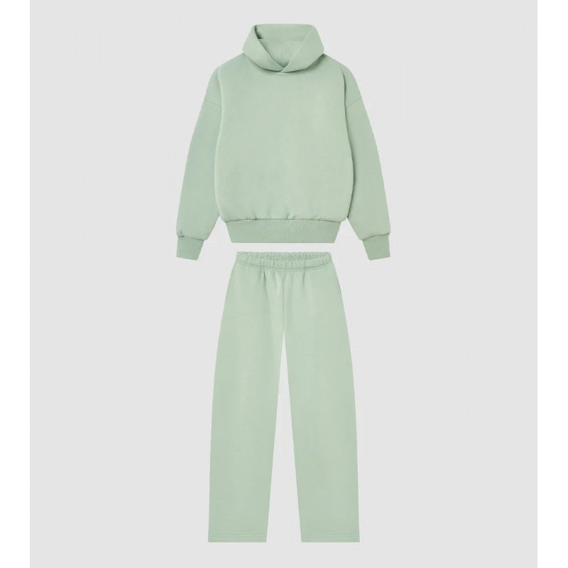 Women's Cozy Sweatshirt and Pants Set with High Collar and Casual Fit Lune London