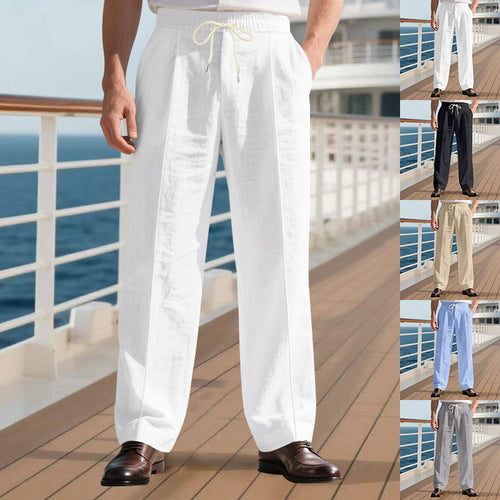 Elegant travel pants for men with adjustable drawstring and breathable fabric Amarae