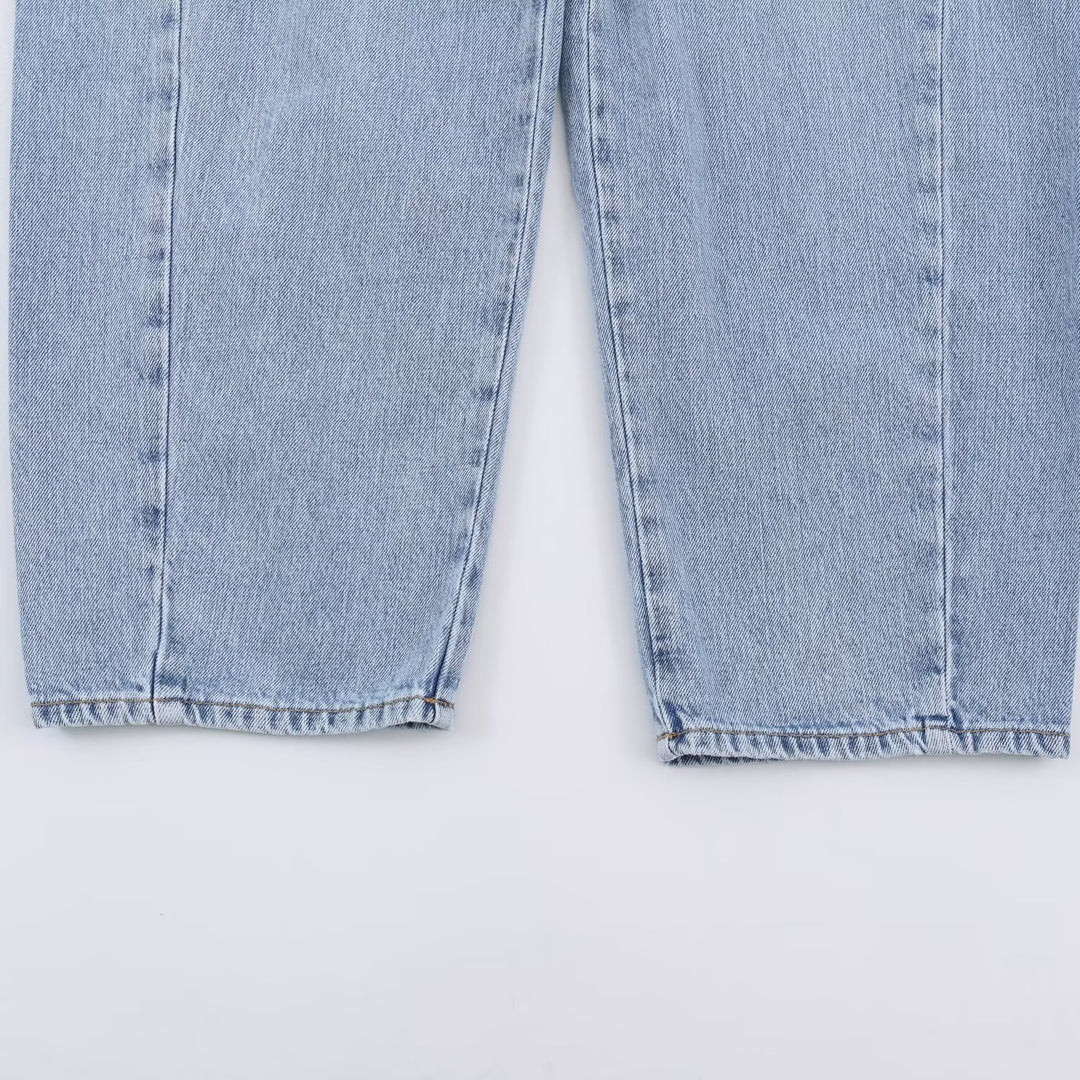 Women's high-waisted wide jeans with straight leg and cropped length Amarae