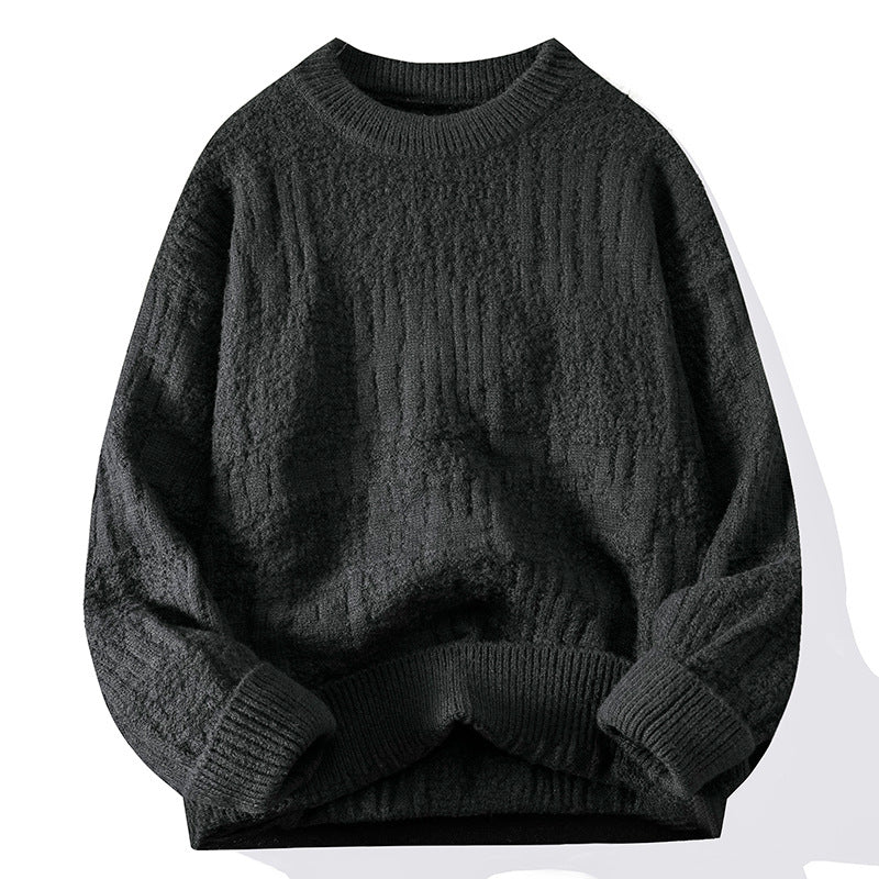 Knit sweater for women with structured pattern Lune London