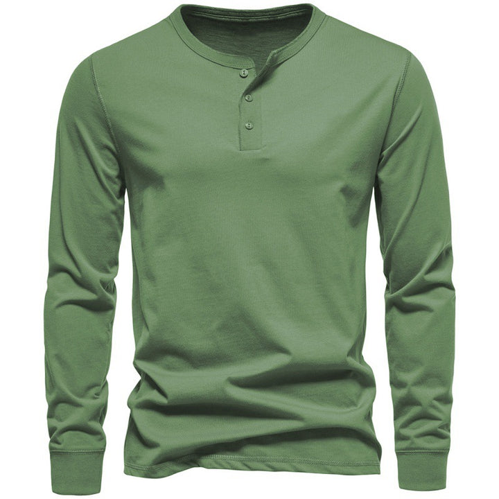 Men's long sleeve shirt with button closure and modern design Amarae