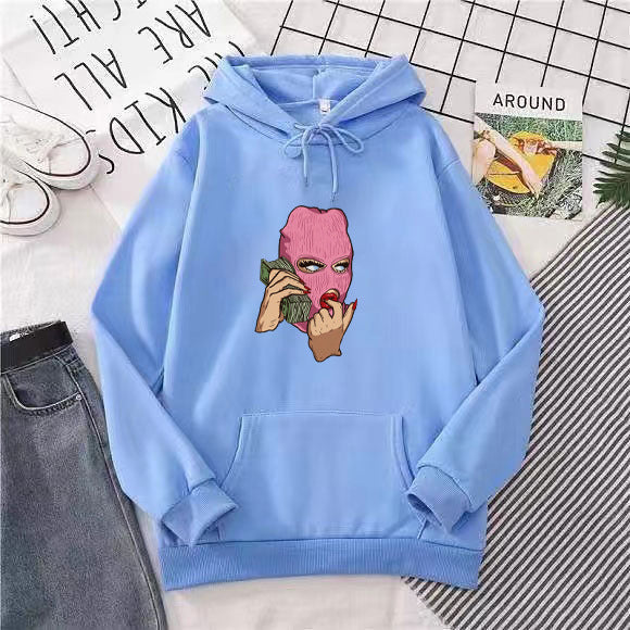 Ladies hoodie with artistic graphic design Chic & Stil