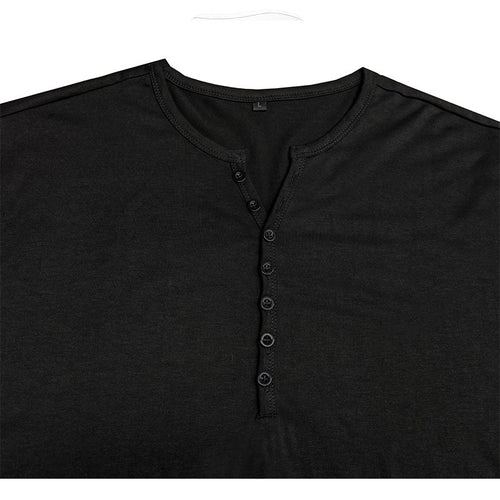Amarae Short Sleeve Henley T-shirt for Men
